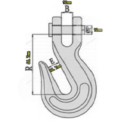 Цепь с крюком L=1,2 м (1 шт.) Цепь с крюком L=1,2 м (1 шт.)